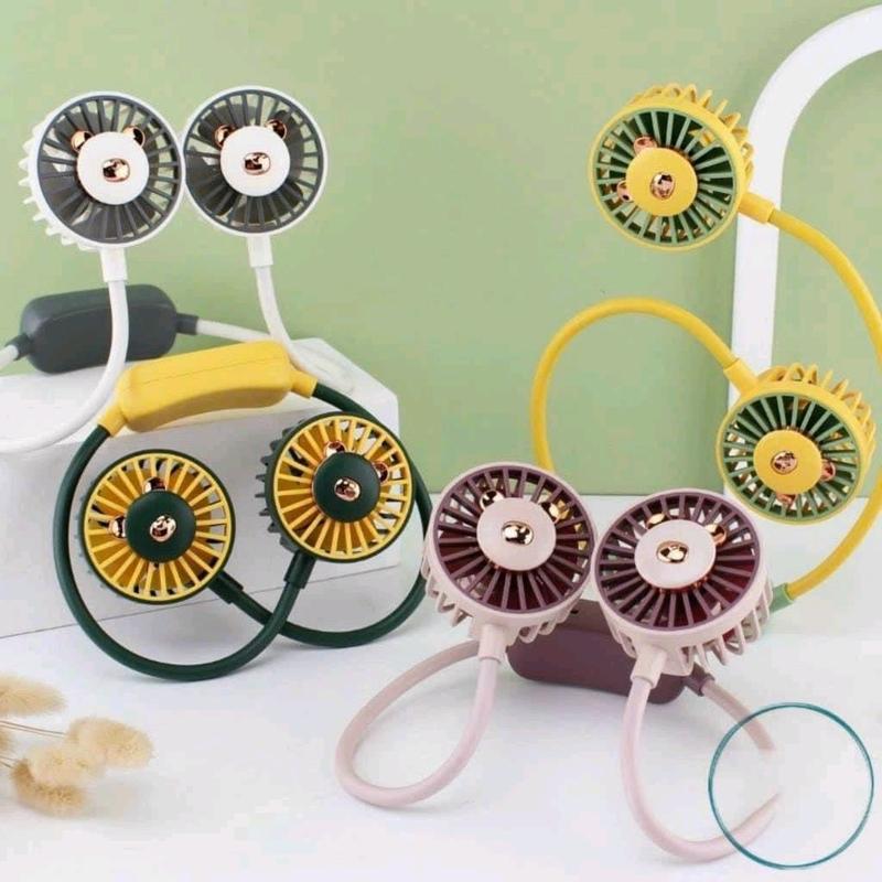 Quạt Tích Điện Đeo Cổ Siêu Mát 2