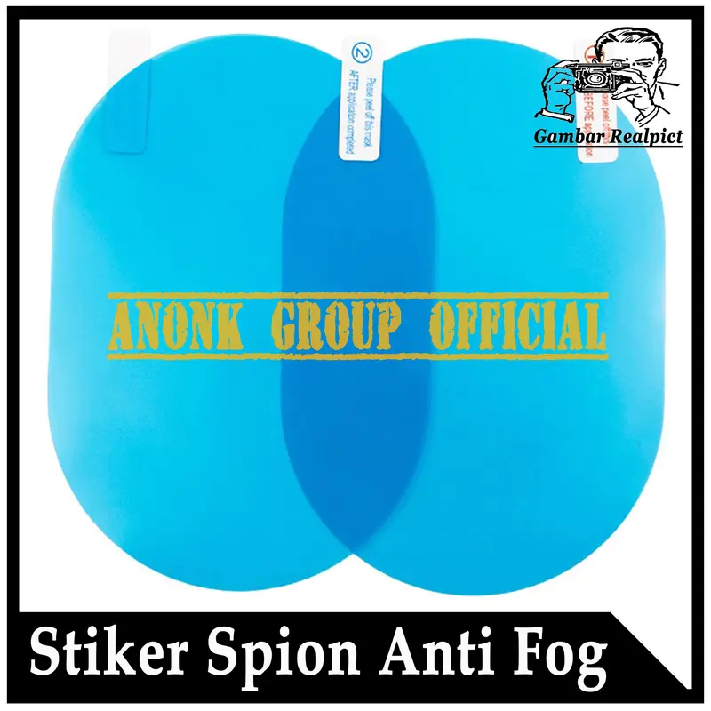 Stiker Anti Fog Spion Mobil Motor / Stiker Kaca Spion Anti Air/Hujan 5