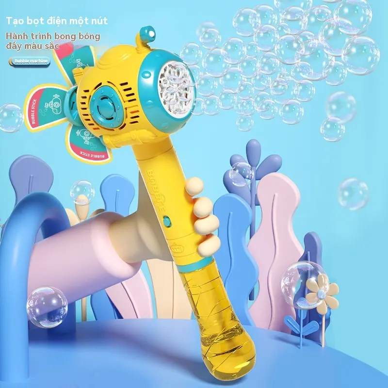 Đũa Phép Bong Bóng Tàu Ngầm, Dành Cho Trẻ Em, Hoàn Toàn Tự Động, Cầm Tay, Điện, Chống Rò Rỉ, Máy Làm Bong Bóng Cối Xay Gió, Thích Hợp Cho Gian Hàng Đường Phố, Đồ Chơi Yêu Thích Của Trẻ Em, Quà Sinh Nhật Cho Trẻ Em 0