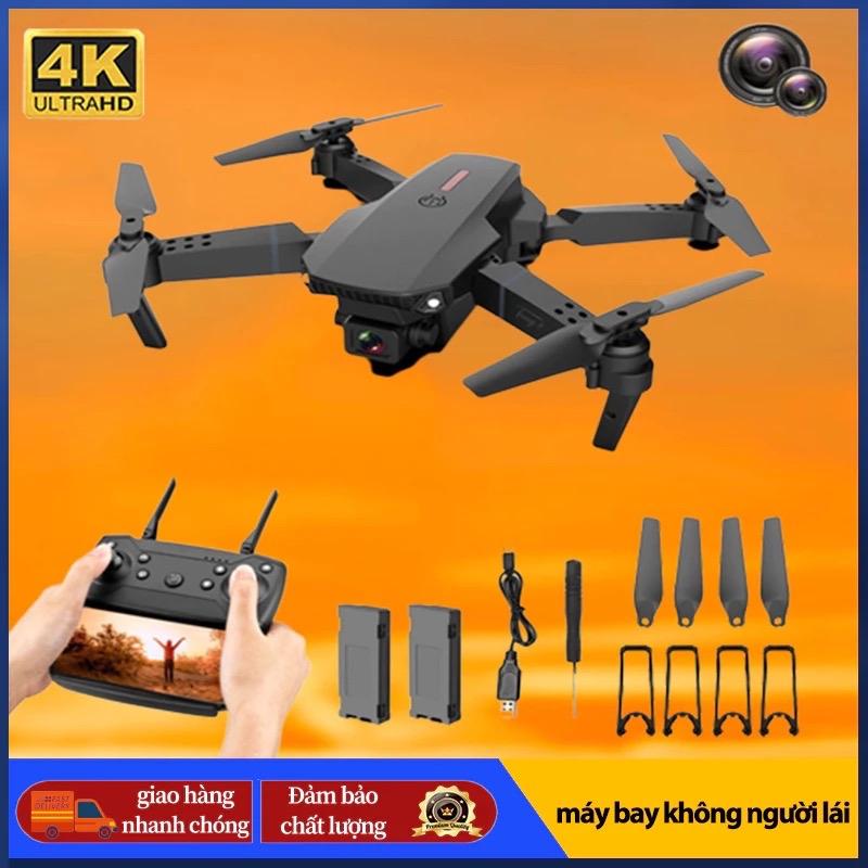 ￼Drone camera 4k mini Máy Bay Flycam E88MAX E88PRO trang bị camera kép 4k - Flycam Điều Khiển Từ Xa,Chất lượng hình ảnh siêu rõ ràng Đồ Chơi Đèn