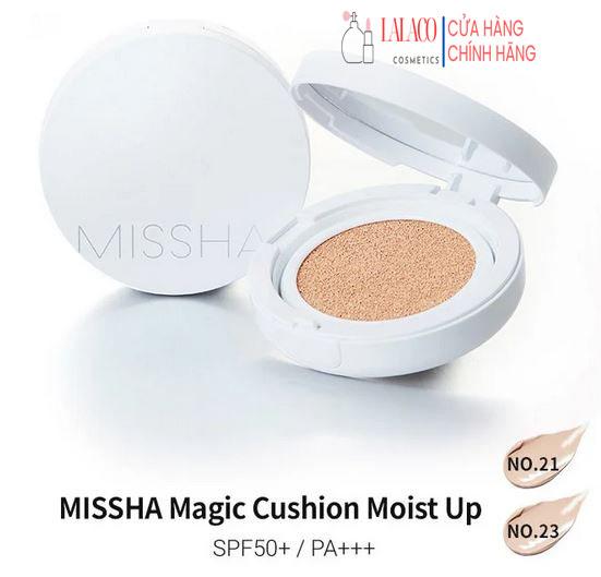 Phấn Nước Dưỡng Ẩm, Giúp Da Bóng Khỏe Tự Nhiên Missha Magic Cushion Moist Up SPF50+ PA+++