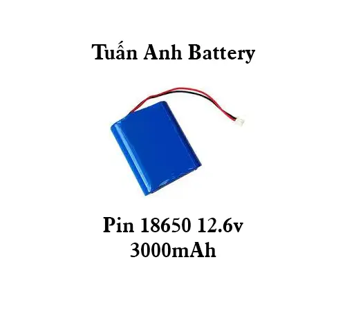 Pin Sạc 18650 3S 11.1 - 12.6v 3200mAh Dùng Cho Loa Kéo, Quạt Tích Điện, Loa Bluetoolh, modem Wifi, Camera, Lưu Trữ... 0