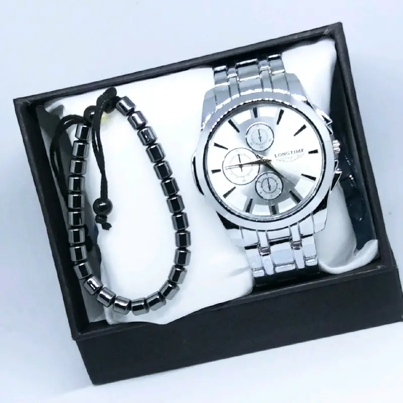 FIRALL!!JAM TANGAN PRIA BONUS GELANG BLUSTIN DAN BATRE CADANGN 2