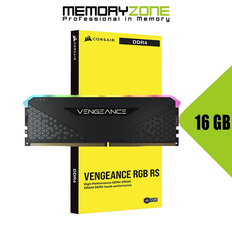 Ram PC Corsair Vengeance RGB RS 16GB 3200MHz DDR4 (1x16GB) CMG16GX4M1E3200C16