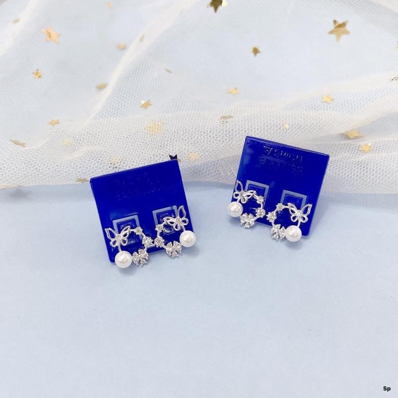 Bông Tai Nụ Hồ Điệp Tiểu Thư Nhẹ Nhàng Nhỏ Xinh Giá Rẻ Women Nữ 1