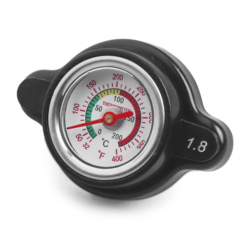 Product Introduction of Car Motorcycle Styling Thermo Radiator Cap Tank Cover Water Temperature Gauge with Utility Safe 1.8 Bar 33