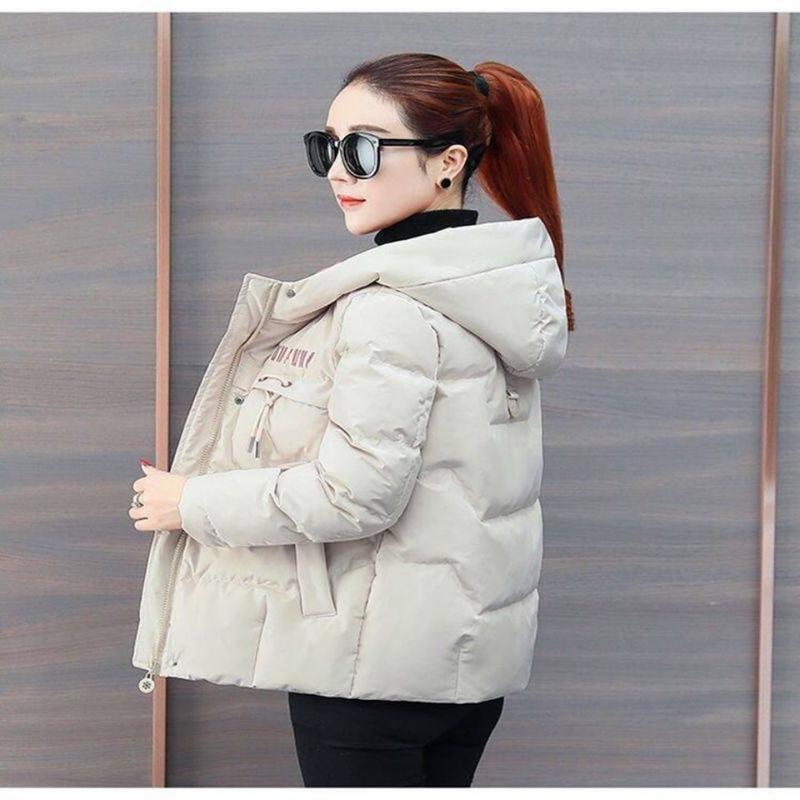 Áo Khoác Dày Phong Cách Hàn Quốc Nhỏ Áo áo Phao Dáng Rộng Vừa Vặn, Áo Khoác Bông, Hợp Xu hướng, Thích Hợp Cho Mùa Thu Và Mùa Đông, Năm 2024 Nữ Jacket