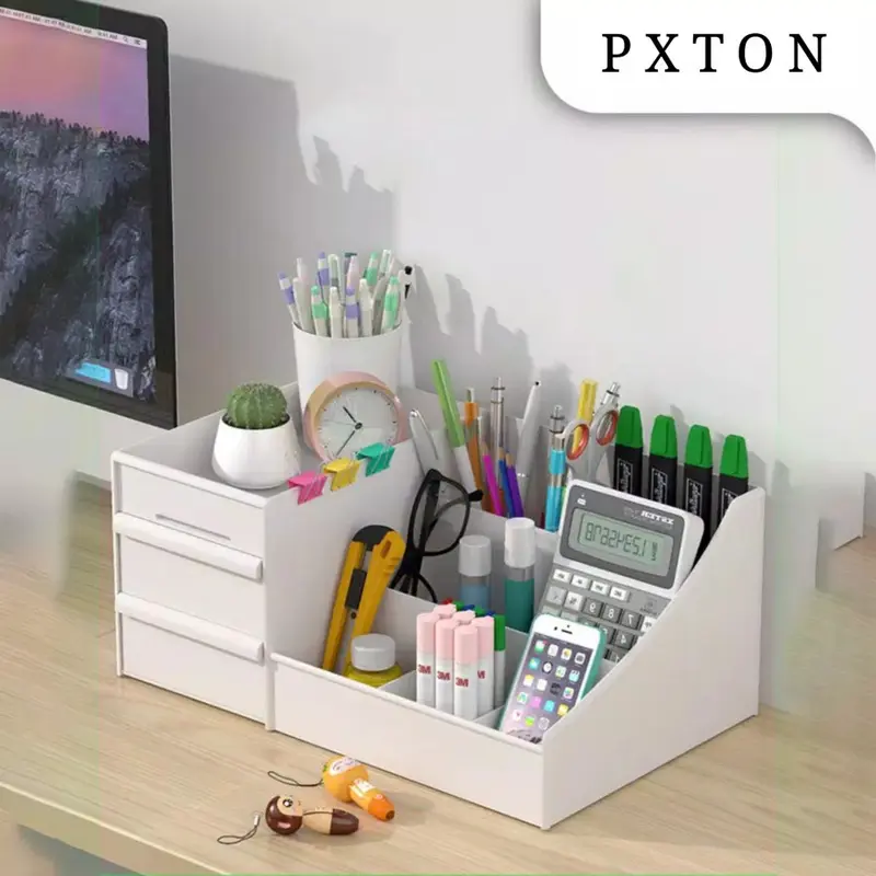 PXTON [COD] Rak Kosmetik Drawer / Kotak Penyimpanan / Makeup Skincare Organizer / Storage Box Make Up / Tempat Murah Meriah Keranjang Aksesoris Anting Perhiasan 4