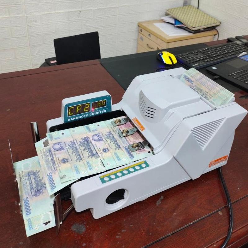 Máy đếm tiền ngân hàng Modul 2618, nhận biết mệnh giá, phát hiện tiền khác loại, tiền giả, bảo hành 18 tháng