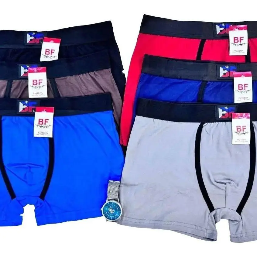 6 PCS BLACKLINING NEW BOXER BRIEF ASSORTED IN PACK Menswear Lingerie boxerbrief