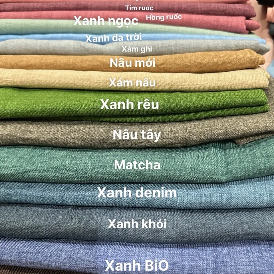 [ VẢI NAKI ] Vải Đũi Vân Mây co giãn 4 chiều mềm mịn mát ( chất vải đẹp)