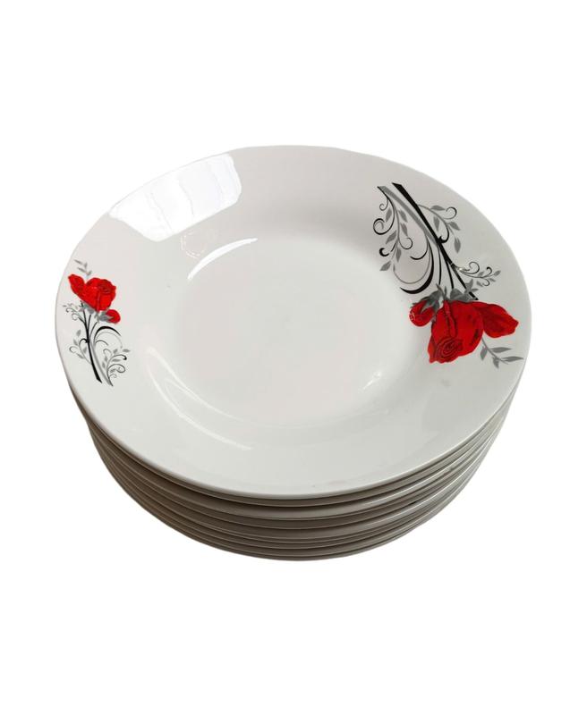  Combo 10 Dĩa Hoặc 5 Dĩa Sâu Hình Hoa Dùng Đựng Đồ Ăn,Dĩa Kiểu Dĩa Gốm Sứ Đường Kính 15cm,17.5cm,22cm 