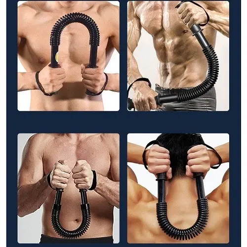 Gậy Lò Xo Bẻ Tập Cơ Tay, Cơ Vai, Gậy Lò Xo Tập Bắp Tay, dụng cụ tập GYM Cao Cấp  20kg, 30kg, 40kg, 60kg Bóp Tay Tập Tay 1