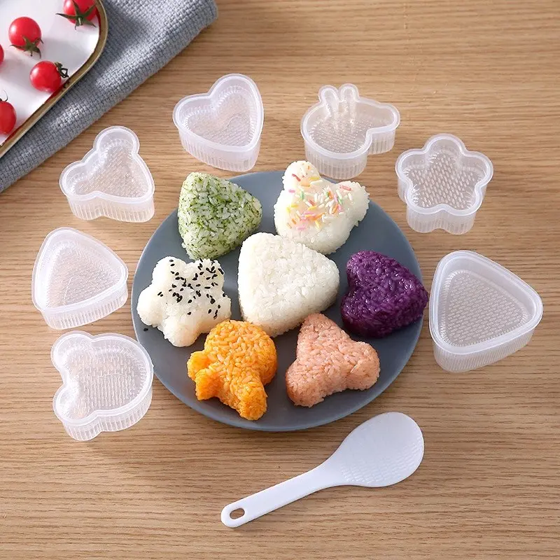 CETAKAN NASI BENTO SUSHI ONIGIRI - RICE BALL SHAKER - RICE MOLD - SUSHI 3