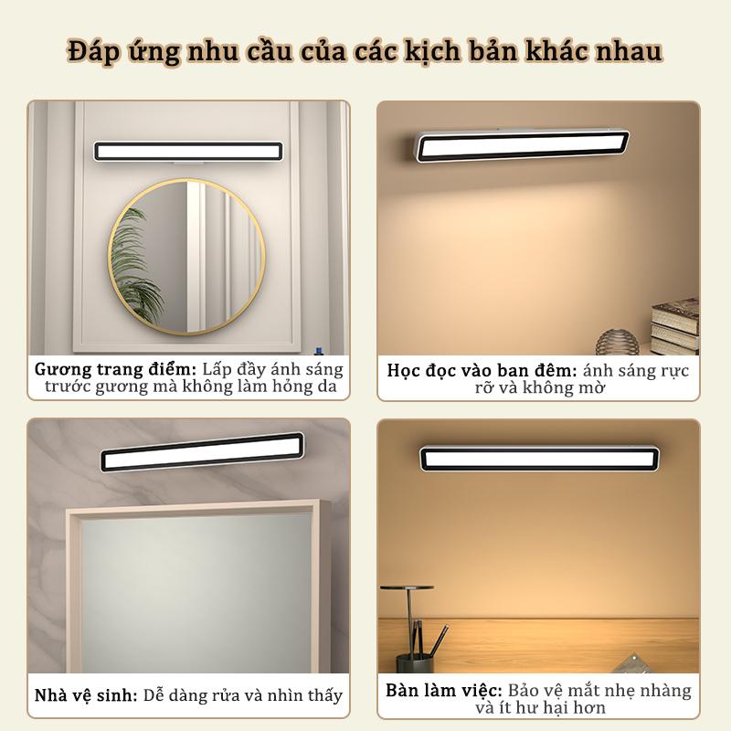 Product Introduction of Đèn trang điểm, gương phòng tắm phía trước, đèn học linh hoạt, dải đèn LED có thể điều chỉnh đa chức năng đèn bàn sạc 88 độ, điều khiển từ xa 21