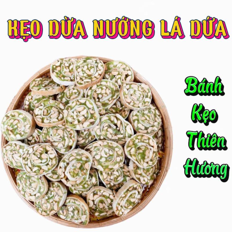 Kẹo Dừa  NƯỚNG LÁ DỨA cuộn ĐẬU PHỘNG- Ăn Vặt Candy Food Snack