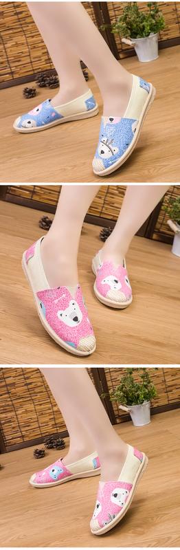 Product Introduction of 20242023 New Canvas Shoes Women's Shoes Korean Style Leisure Cloth Shoes Low-Cut Lightweight Comfortable Breathable One Pedal Women's Shoes 9