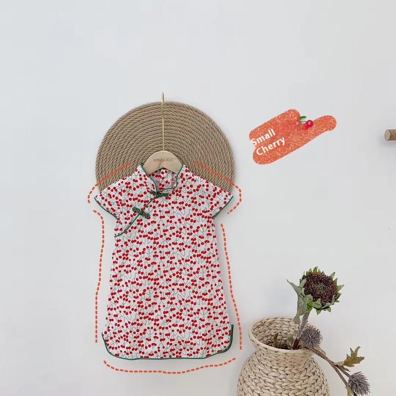 Product Introduction of Girls' Chinese Style Retro Hanfu Summer Children's Fashionable Cheongsam Dress Baby Skirt Cross-border One-piece Dropshipping 10