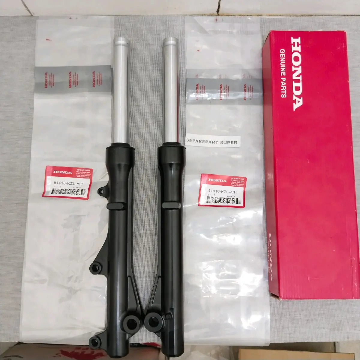 sok depan vario 125 vario 150 led komplit plus tabung Motor