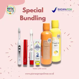 Pieras Propolinse Special Bundling Okayama Full Set Kebersihan Gigi Mouthwash Toothbrush Toothpaste Paket Obat Kumur Sikat Gigi Elektrik dan Pasta Gigi