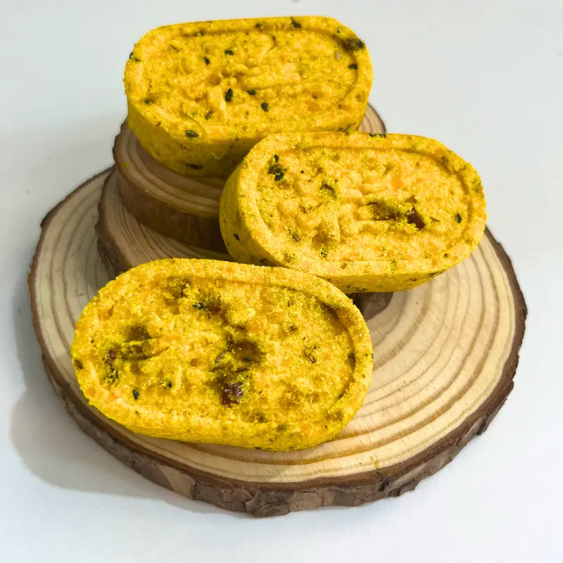 Bánh Ngũ Cốc Gấc Mix Hạt Không đường [ 5 Nguyên Liệu Tự Nhiên ] Thức Ăn Vặt Snack Food 4