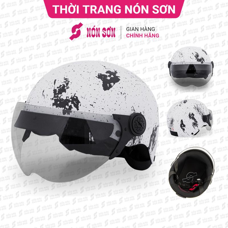 Mũ bảo hiểm có kính NÓN SƠN chính hãng BKP-TR066