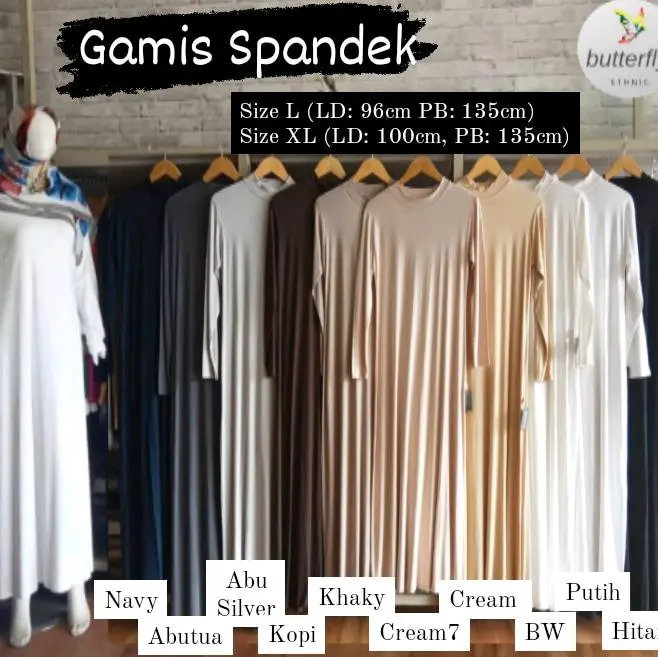 GAMIS MANSET MUSLIM/ MANSET GAMIS PANJANG/ GAMIS SPANDEK KATUN/ SIZE XL