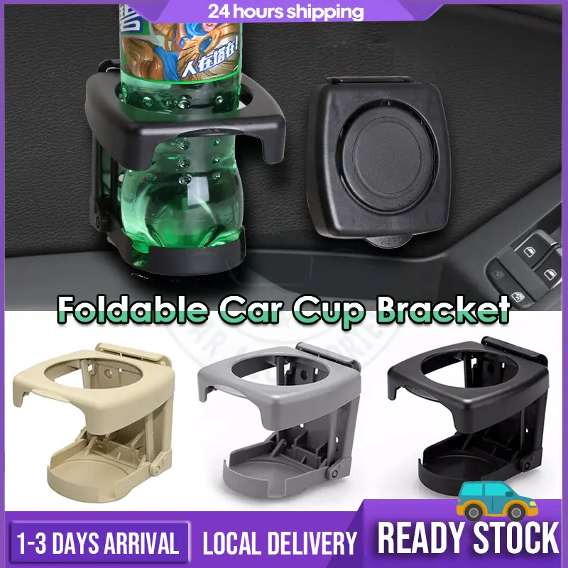 【Msia Ready Stock】Pemegang Cawan Kereta Foldable Plastic Car Cup Holder Air Vent Outlet Water Cup Drink Bottle Can Holder Stand Universal Multifunction Car Cup Holder