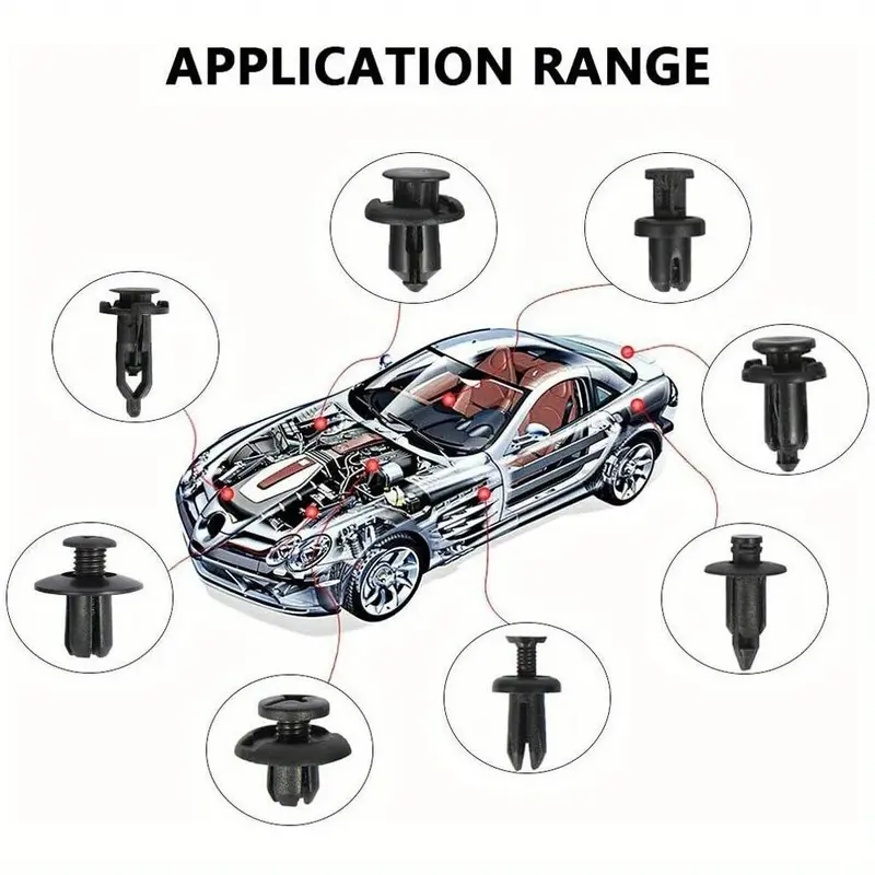 Car Clamp Kit, Automotive Fasteners, Durable Pins, Comprehensive Bumper Kit for Multiple Repairs, Car Repair Tools 4