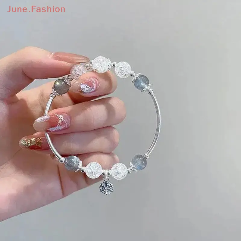Vòng Tay Thời Trang Với Mặt Dây Chuyền Ngôi Sao Và Mặt Trăng Cho Nữ, Vòng Tay Đơn Giản Và Ngọt Ngào, Quà Tặng Sinh Nhật Cho Nữ 3