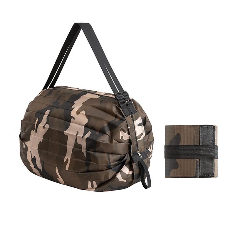 Product Introduction of Supermarket Shopping Portable Storage Bag Large Capacity Roll Folding Shopping Bag 12