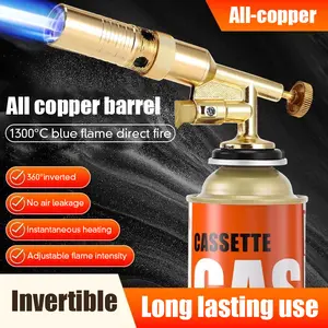 Kepala Gas Torch BBQ Blow Torch Flame Gun Bakar Sate Seafood Blow Gun Korek Metal Adjustable Api