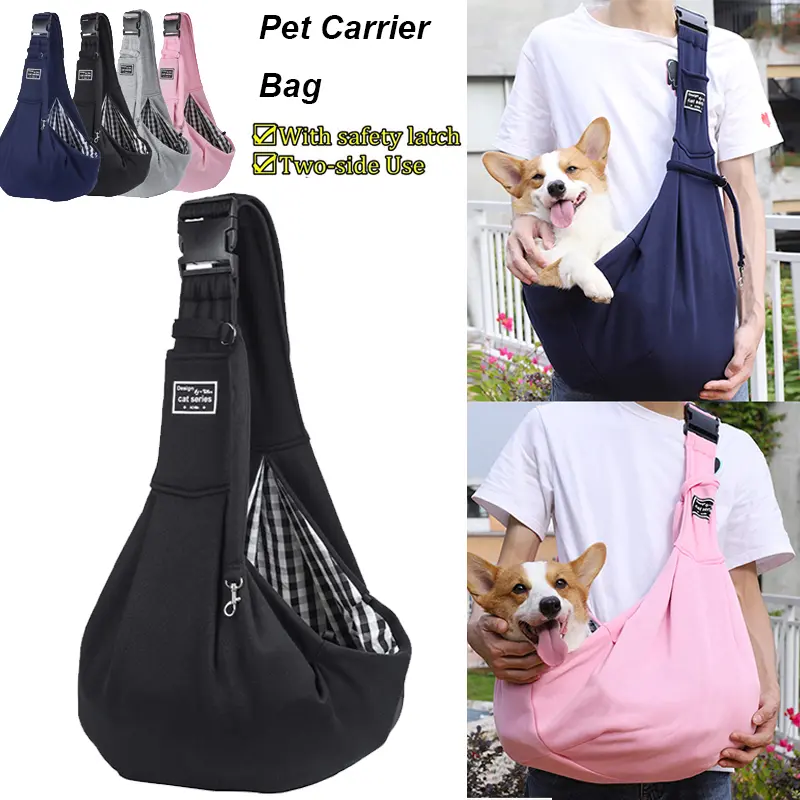 Pet Dog Carrier Bag Outdoor Travel Puppy Shoulder Bag Breathable Pet Out Sling Carrying Bag Pet Bag Shoulder Messenger Bag
