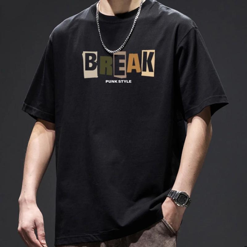 Product Introduction of Áo thun in BREAK AB72 tay lỡ form rộng nam - Cổ Tròn, Menswear 3