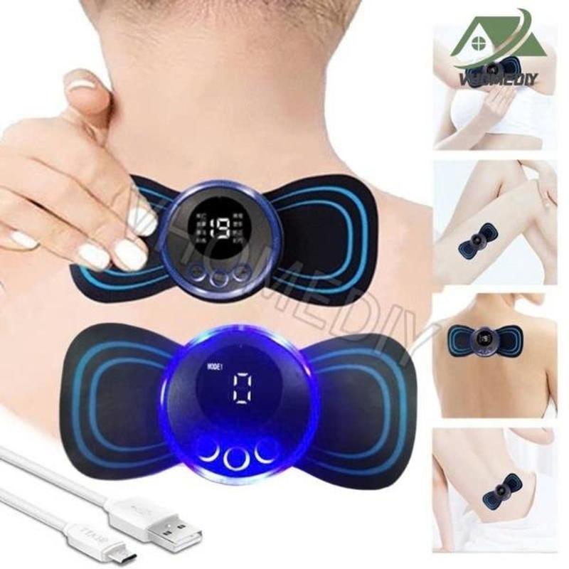 Combo 2 Máy Massage Mini Sạc Lại Kháng Đau Hiệu Quả Cho Cổ, Lưng, Đùi, Toàn…
