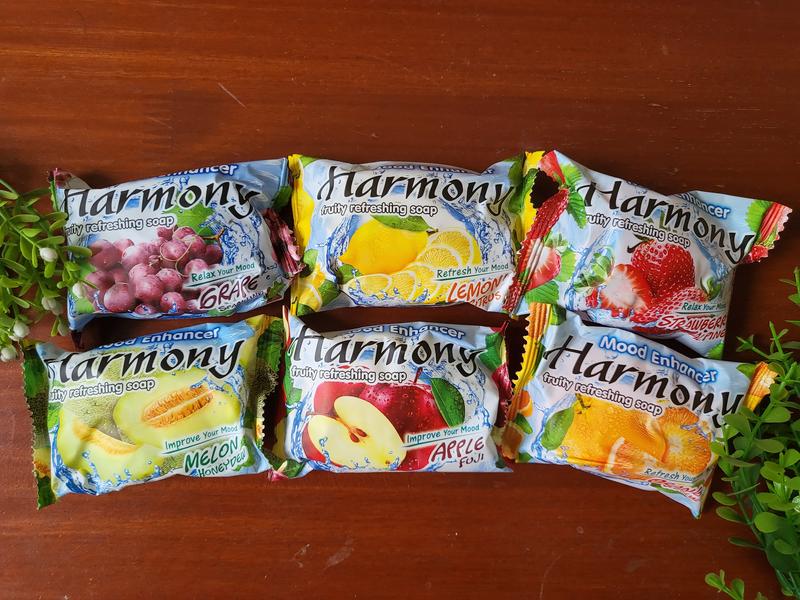 Sabun Mandi Harmony Batang (Jual Eceran) - Aroma Buah Lemon Orange Wanginya  Tubuh  Soap Mencerahkan Tangan Membersihkan 1