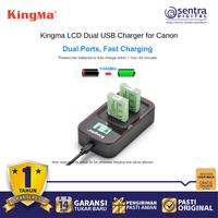 Gambar Kingma BM058-NB13L LCD Dual USB Charger for Canon NB13L Portable Universal dari Sentra Digital Kota Surabaya 5 Tokopedia