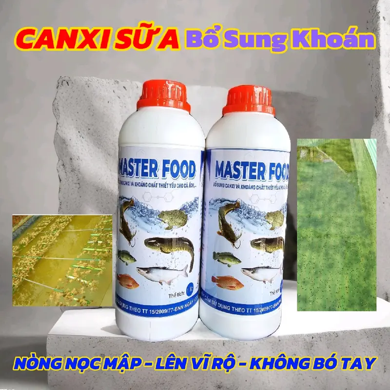 MASTER FOOD ( CANXI SỮA ĐẬM ĐẶC CHO CÁ, ẾCH) 0