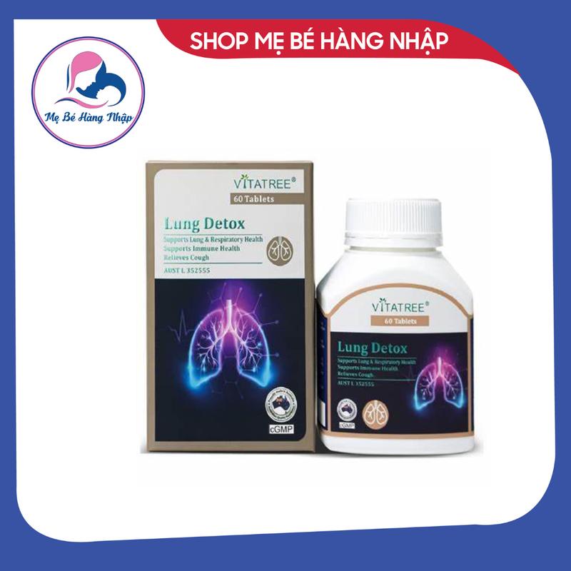 Viên Uống lọc phổi Lung Detox Vitatree 60 viên Úc