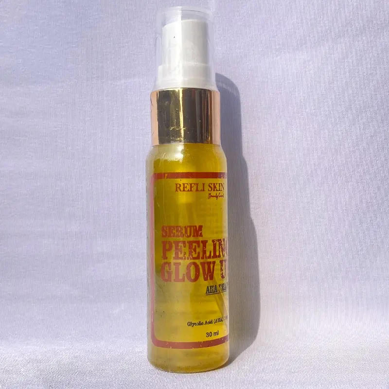 PEELING GLOWUP AHA SERUM refliskin mengelupas 1