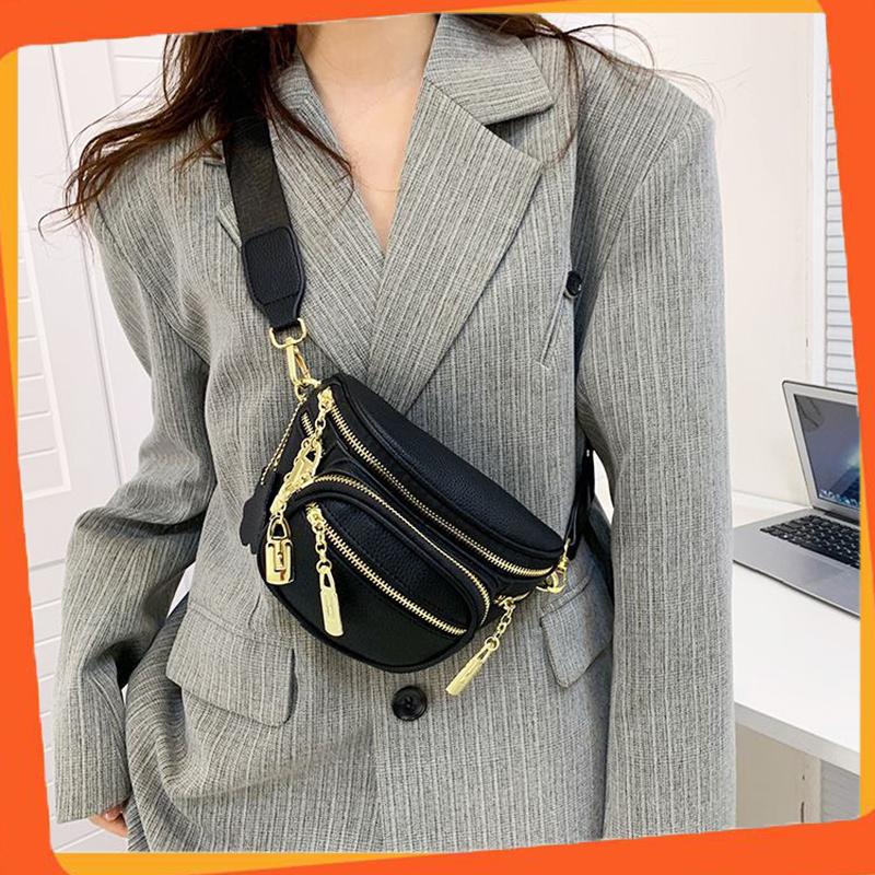  Túi Đeo Chéo Nữ Túi Đeo Bụng Túi Bao Tử Da Mềm Phong Cách Hàn Quốc Mã 482 Bag Đeo Vai 