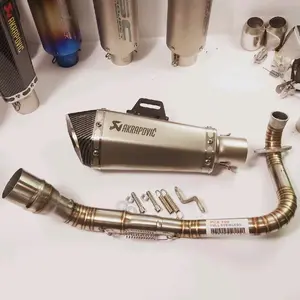 Knalpot IMPORT Akrapovic Conical For ALL MATIC (PCX NMax Aerox ADV Genio Scoopy Fazzio Genio Vario Beat Mio DLL) Full System PNP Tinggal Pasang