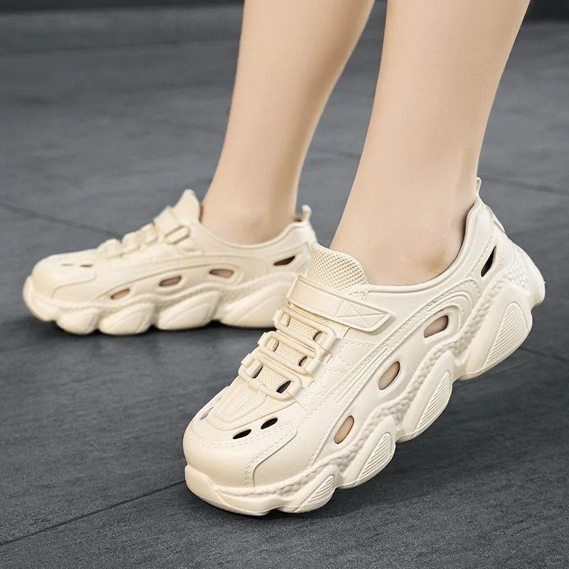 Product Introduction of Soft-soled hole shoes women's new summer-like EVA light non-slip heel slippers sandals beach high-value 6