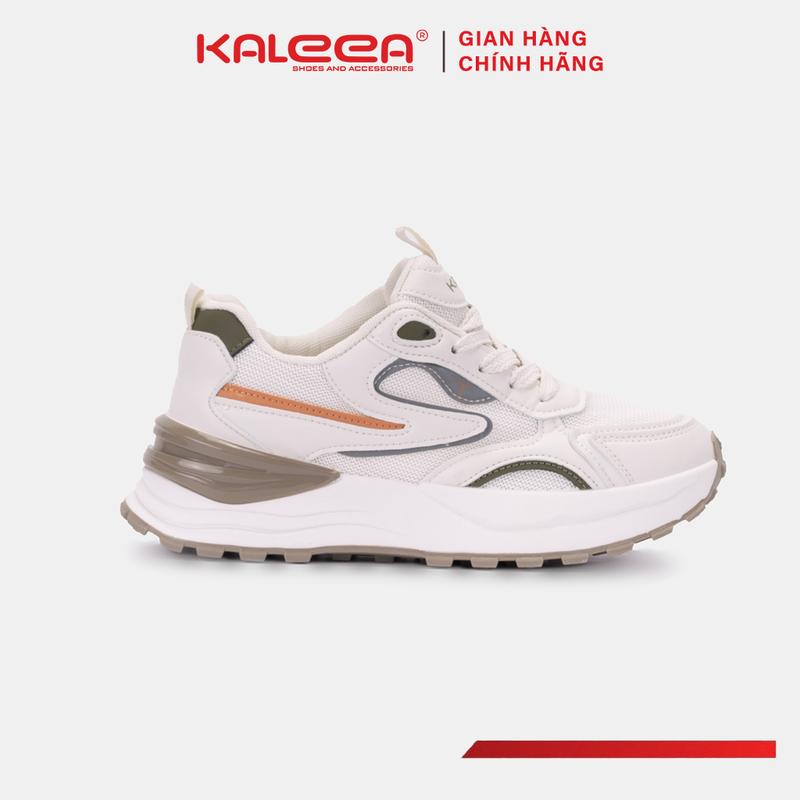[Hỏa Tốc] Kaleea T115 - Giày Thể Thao Nữ PhốI Màu Đi Êm, Sneaker Đế Cao 4cm giày  dây giày  thể  thao  nữ 0