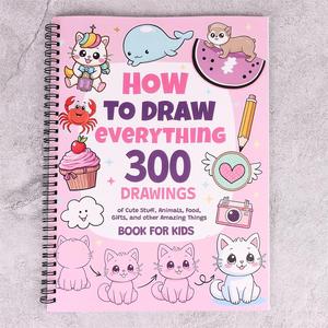 How to Draw Everything Book for Kids, Cute Step-by-step Drawing Book, DIY Painting Supplies for Girls & Boys, Birthday Gift, Kids Toys