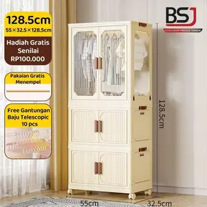 Lemari Pakaian Bayi Lipat Pakaian Anak Lemari Kecil Bayi Kotak Penyimpanan Rumah Lemari Penyimpanan Makanan Ringan Penyimpanan multifungsi