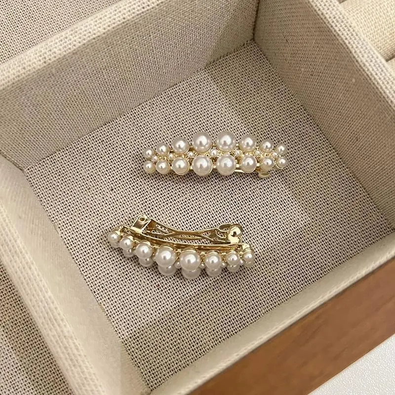 Pearl Hair Clip for Women 2023 New Hair Accessories Clip Bangs Clip Side Clip Broken Hair Clip Small Clip