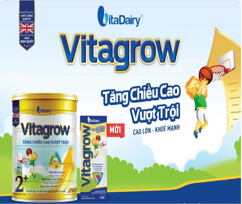 [SBPS VITAGROW] [VITADAIRY] [MINH TRANG] SỮA DINH DƯỠNG PHA SẴN BỔ SUNG MCT 3