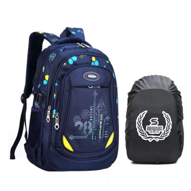 Product Introduction of Tas Sekolah Anak Laki Perempuan SD Smp Sma Gratis jas hujan 0