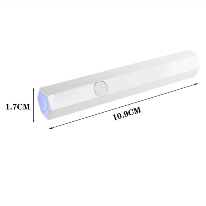￼Đèn hơ móng Mini 1 ngón tích điện , Máy hơ gel nail 1 bóng dây USB 5